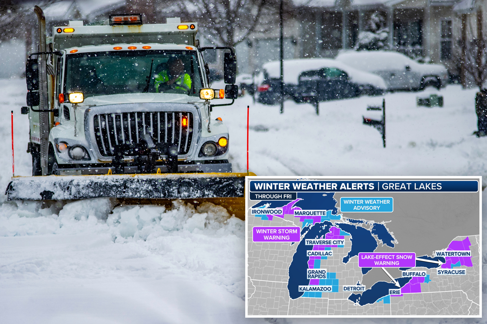 You are currently viewing Buffalo, Great Lakes region will be blasted with third lake-effect storm in two weeks — expect 10 to 20 inches of snow – New York Post