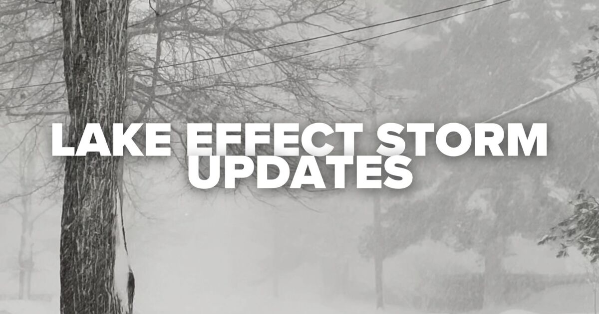 Read more about the article Lake effect storm blog: Follow here for updates on mid-December storm – WKBW 7 News Buffalo