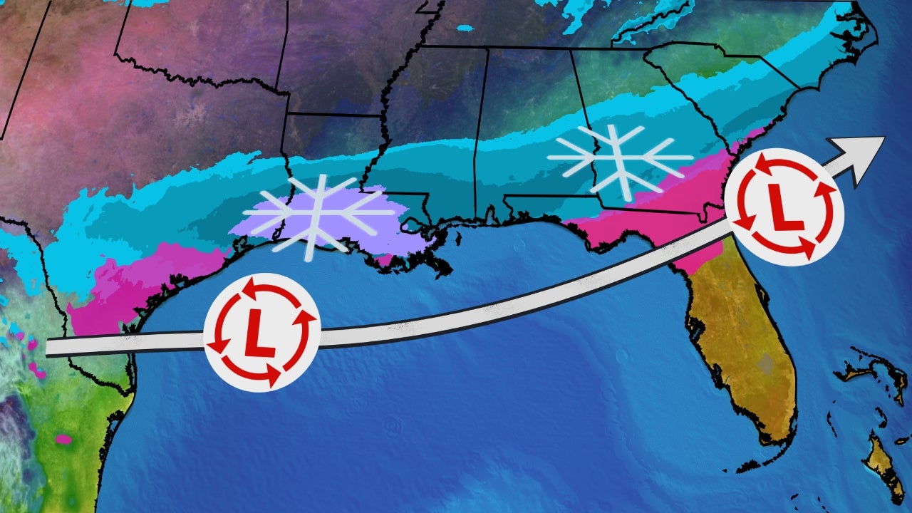 You are currently viewing Winter Storm Enzo A Rare Snow, Ice Threat As Far South As Gulf Coast, Including Houston, New Orleans – The Weather Channel