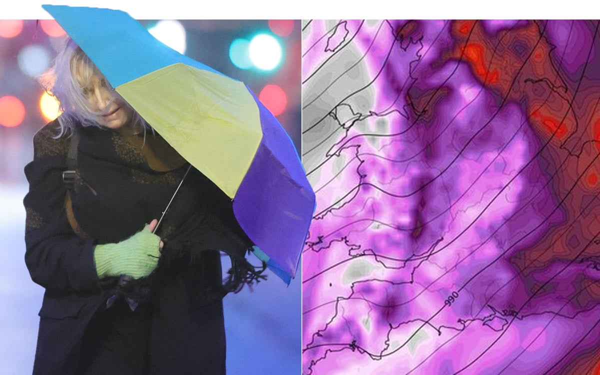 You are currently viewing 1,000 UK flights axed as Storm Eowyn batters UK with near-100mph winds – live – Evening Standard