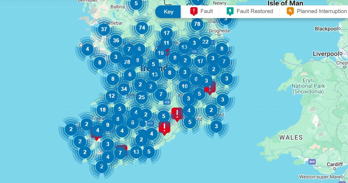 You are currently viewing Recap: Storm Éowyn weather updates as more than 700,000 without power after record 183km/h wind – Cork Beo