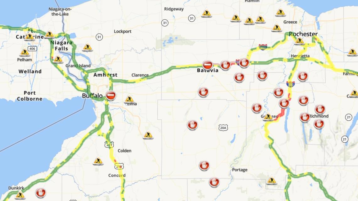 You are currently viewing Weather causes traffic accidents and delays in WNY – WGRZ.com