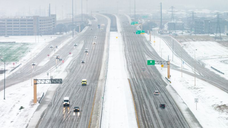 You are currently viewing Significant winter storm shutters the South and cancels more than 3,000 US flights – CNN