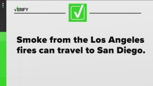 Read more about the article Experts warn smoke from Los Angeles fires could reach San Diego – CBS News 8