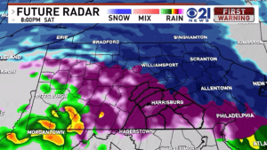 Read more about the article Weather Warn Day: Wintry mix hits this afternoon, travel with caution – WHP Harrisburg