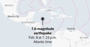 Read more about the article Map: Tracking a Potential Tsunami in the Caribbean – The New York Times