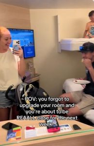 Read more about the article Couple Traveling with Kids Gets Unexpected Surprise When Mom Opens Cruise Cabin Door — and Realizes She Never Upgraded (Exclusive) – AOL