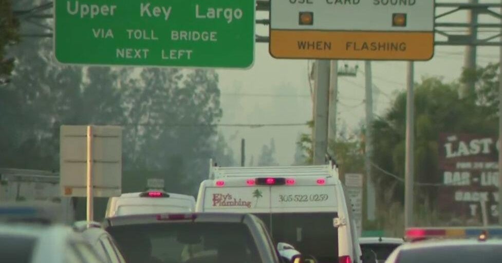 You are currently viewing Card Sound Road, 18-Mile Stretch reopen as brush fire battle continues – CBS News