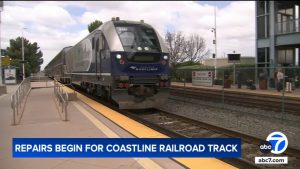 Read more about the article Train services through San Clemente suspended temporarily for repairs on railroad track – ABC7 Los Angeles