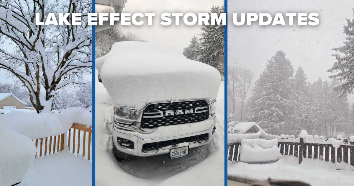 Read more about the article Lake Effect Storm Blog: Closures, driving bans and more. Follow here for updates. – WKBW