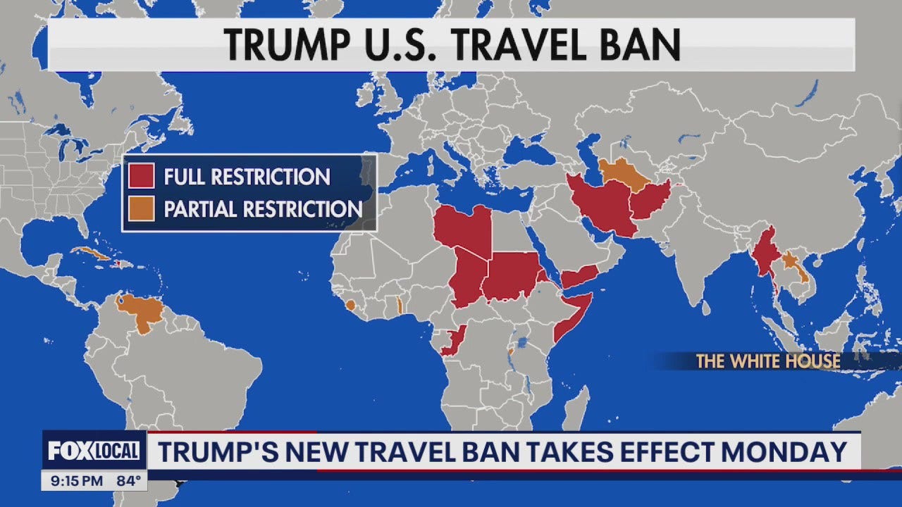 You are currently viewing President Trump's new travel ban takes effect on Monday – FOX 26 Houston