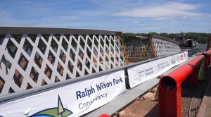 Read more about the article New pedestrian bridge travels to Buffalo through Erie Canal – Spectrum News