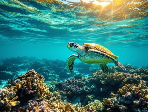 Read more about the article This Caribbean bay of 552 residents keeps sea turtles from cruise ship crowds – Journée Mondiale