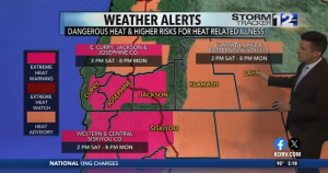 Read more about the article Building heat heading into the weekend – KDRV