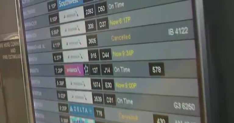 You are currently viewing Weather impacting air travel at South Florida airports – CBS News