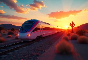Read more about the article US Brightline West High-Speed Rail Revolutionizes Southern California to Las Vegas Travel, Promising Unprecedented Speed and Efficiency by 2028 – Travel And Tour World