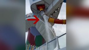 Read more about the article VIDEO: Royal Caribbean water slide panel breaks, injuring cruise ship passenger, officials say – FOX 35 Orlando