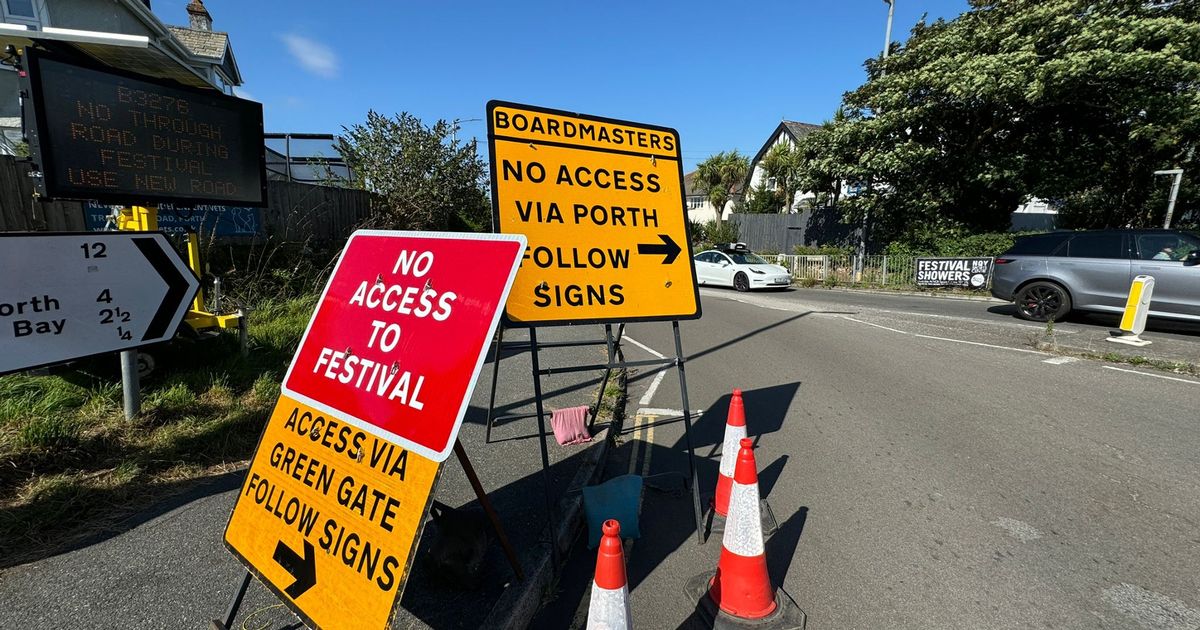 You are currently viewing Live: Boardmasters traffic and travel updates as thousands head home on Cornish roads – Cornwall Live
