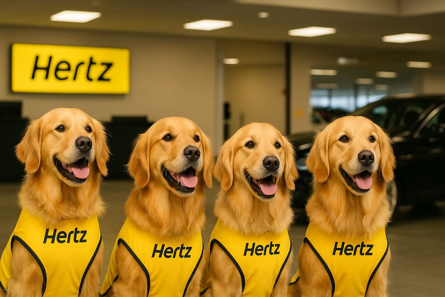You are currently viewing Hertz Unleashes ‘Gold Squad’ of Golden Retrievers to Ease Holiday Travel Stress at US Airports – Travel And Tour World