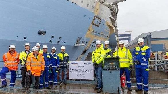 You are currently viewing A Legend on Water: Royal Caribbean’s Legend of the Seas Floats for the First Time – Breaking Travel News