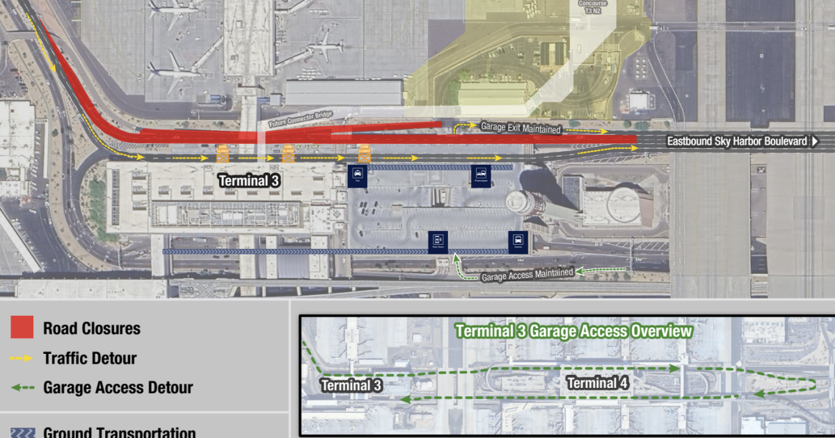 You are currently viewing Plan ahead! Traffic delays expected during overnight Sky Harbor Boulevard closures through October 6 – ABC15 Arizona