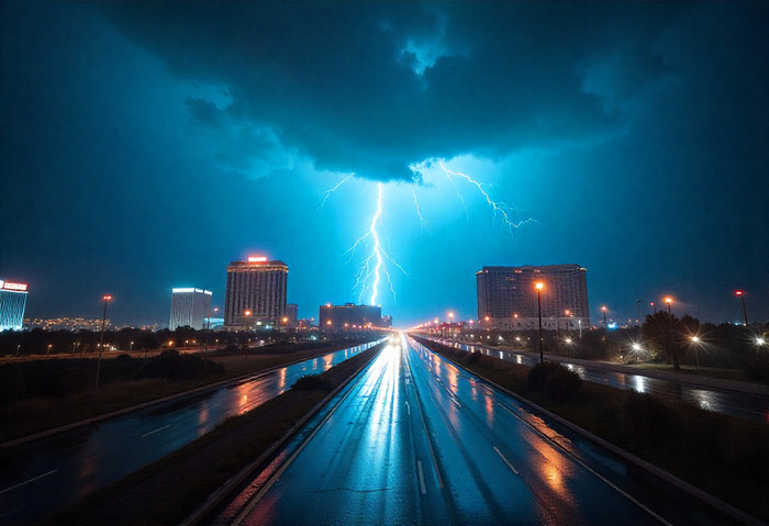 You are currently viewing Las Vegas Weather Emergency Hot Sunny Days Recede as Powerful Thunderstorms, Lightning Gusts, and Flooded Roads Create Travel Disruptions – Travel And Tour World