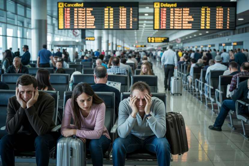 You are currently viewing Travelers Stranded in the US as Qantas, United, Envoy Air, Iberia, Delta, and Other Airlines Cancel 30 Flights and Over 2,500 Delays Across Miami, Boston, San Francisco, Chicago, Dallas, and Beyond – Travel And Tour World