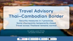 Read more about the article Travel Advisory – Border Safety Measures in Place Across Eastern and Northeastern Thailand – TAT Newsroom