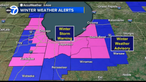 Read more about the article Chicago snow storm today: Winter Storm Warning issued for parts of area for possibly dangerous lake-effect snow conditions | RADAR – ABC7 Chicago