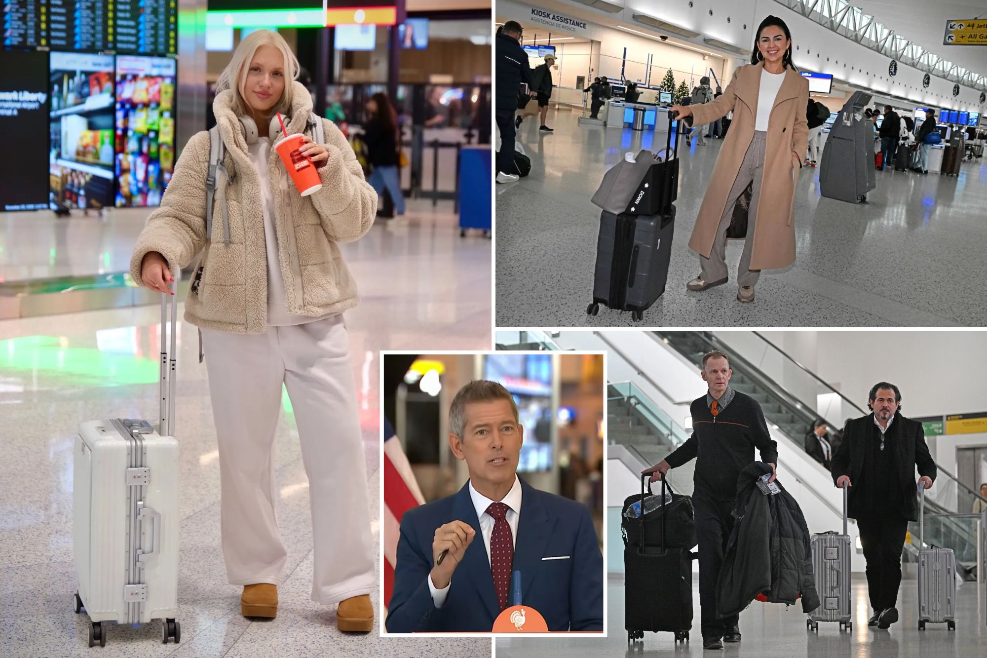 You are currently viewing Fashionable flyers take off with Sean Duffy’s plea for passengers to glam up at the airport: ‘Never know who you’re going to meet’ – New York Post