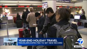 Read more about the article Holiday travel rush amid incoming storm; travelers expected to set new record – ABC7 Los Angeles