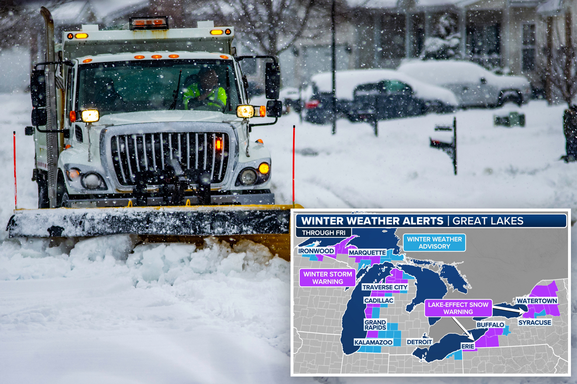 You are currently viewing Buffalo, Great Lakes region will be blasted with third lake-effect storm in two weeks — expect 10 to 20 inches of snow – nypost.com