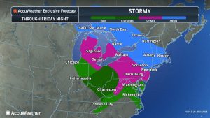 Read more about the article Snowstorm Slams into the Northeast as Winter Storm Warning Issued Through Saturday—Live Updates – Newsweek