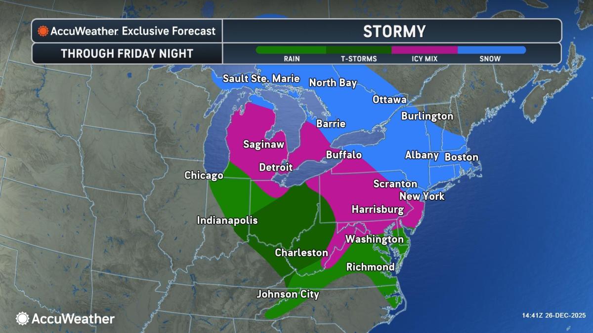 You are currently viewing Snowstorm Slams into the Northeast as Winter Storm Warning Issued Through Saturday—Live Updates – Newsweek
