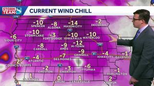 Read more about the article Iowa weather: Frigid Monday continues with winds starting to calm down – KCCI
