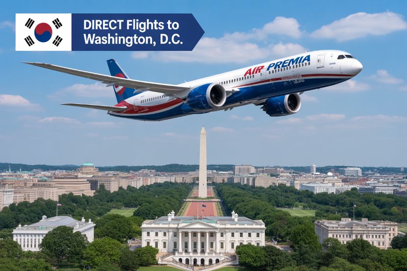 Read more about the article Air Premia Expands Global Reach with Direct Flights to Washington D.C. from Seoul, Adding New Travel Connections Across the U.S. – Here’s What You Need to Know About the Expansion – Travel And Tour World