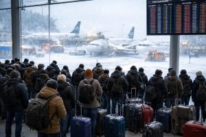 Read more about the article Europe’s Worst Snowstorm in Years: Record Flight Cancellations, Train Delays, and Road Closures Lead to Complete Travel Mayhem – Here’s What You Need to Know – Travel And Tour World