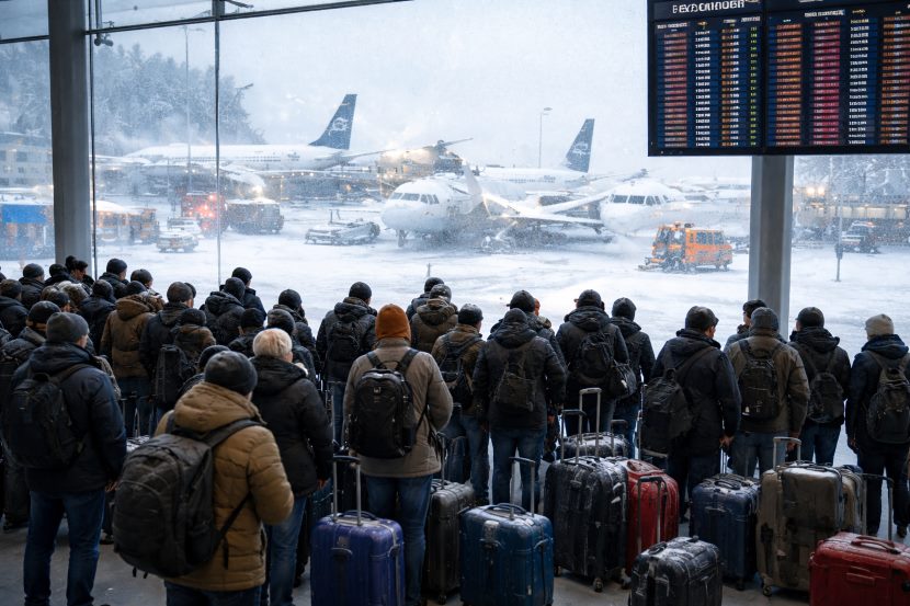 Read more about the article Europe’s Worst Snowstorm in Years: Record Flight Cancellations, Train Delays, and Road Closures Lead to Complete Travel Mayhem – Here’s What You Need to Know – Travel And Tour World