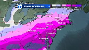 Read more about the article Powerful winter storm to sweep much of US, hit NYC area with heavy snow this weekend | Live updates – abc7ny.com