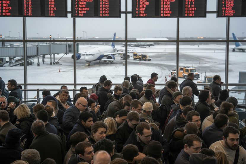 Read more about the article Eastern US Snowstorm Creates Chaos at Airports: Airlines Warn of Massive Delays and Cancellations, Thousands of Flights Disrupted from New York to Atlanta – Travel And Tour World