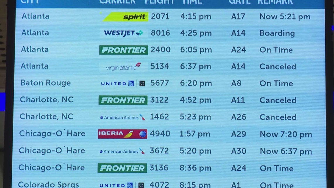 You are currently viewing Hundreds of Houston flights cancelled Sunday, travelers fear ongoing delays – khou.com