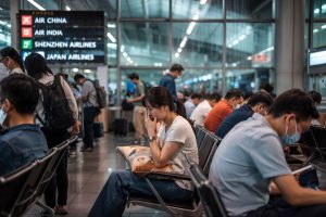 Read more about the article Air Chaos in Asia as Severe Weather Grounds 10 Flights and Forces 1336 Delays Across Air China, Air India, Shenzhen Airlines, and Japan Airlines, Leaving Passengers Stranded in Major Cities like Shanghai, Mumbai, Tokyo, and Shenzhen – What Traveler – Travel And Tour World