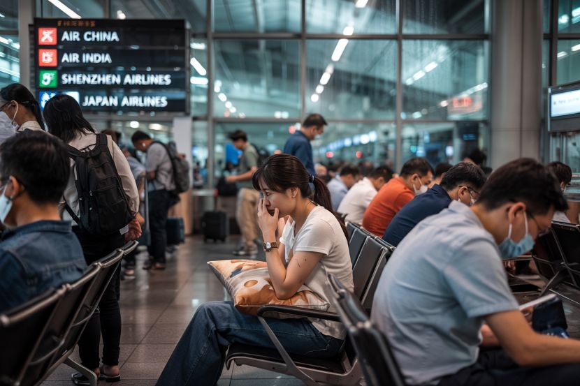 You are currently viewing Air Chaos in Asia as Severe Weather Grounds 10 Flights and Forces 1336 Delays Across Air China, Air India, Shenzhen Airlines, and Japan Airlines, Leaving Passengers Stranded in Major Cities like Shanghai, Mumbai, Tokyo, and Shenzhen – What Traveler – Travel And Tour World