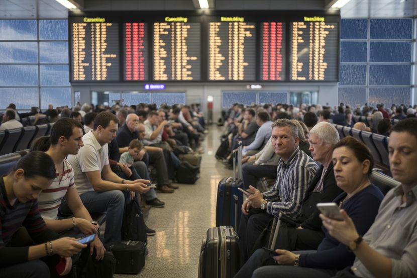 You are currently viewing Severe Weather Causes Major Havoc Across Europe: 55 Flights Grounded and 1236 Postponed, Impacting Thousands of Travelers in the UK, France, Spain, and Germany – A Deep Dive into the Plight of Passengers with EasyJet, British Airways, KLM, and Ry – Travel And Tour World