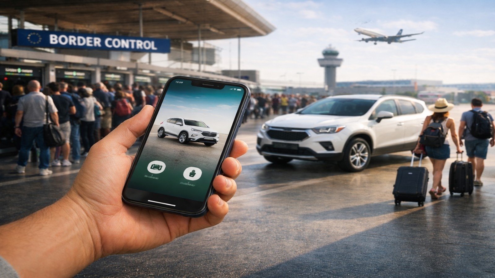 You are currently viewing 4-hour airport queues? This new app lets non-EU travellers skip rental desk entirely in 2026 – The Indian Express