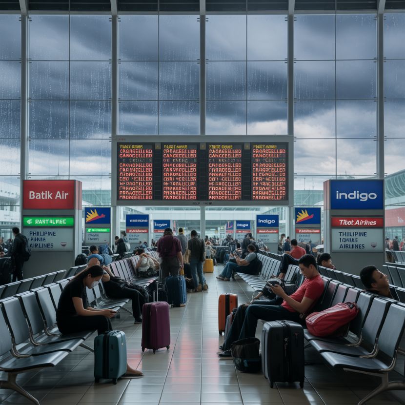 You are currently viewing Asia Faces Severe Weather Disruptions with 22 Flights Scrapped and 189 Delayed; Batik Air, Philippine Airlines, IndiGo, and Tibet Airlines Affected in Indonesia, the Philippines, India, and Tibet—Find Out What’s Impacted and What Passengers Need to Know – Travel And Tour World