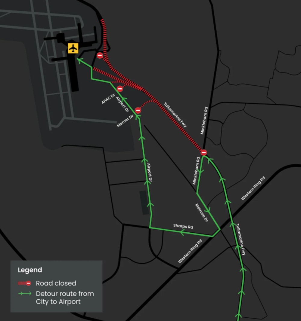 You are currently viewing Tullamarine Freeway Closures from 17-20 February 2026 to Impact Melbourne Airport Travelers with its New Delays, Detours and Additional Travel Time Expected – Travel And Tour World