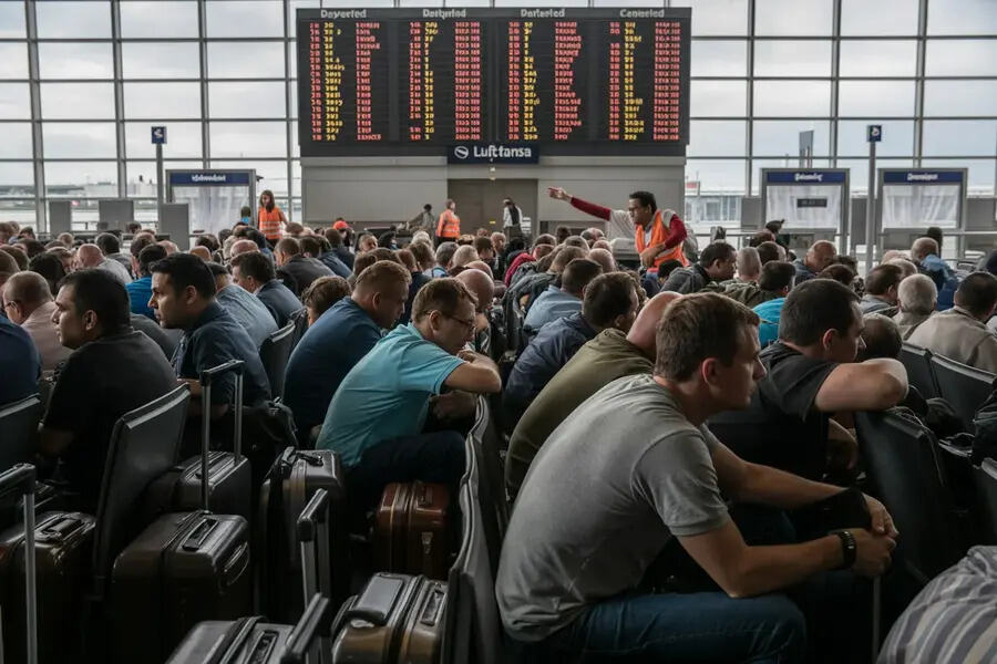 You are currently viewing Travellers Stranded At Germany, Spain, US As Lufthansa Faces Widespread Disruptions With 36 Flights Delayed And 17 Cancelled, Impacting Houston, Dallas, Barcelona, And Frankfurt – Travel And Tour World