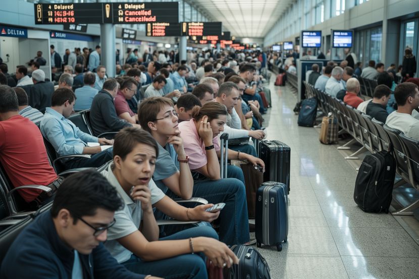 You are currently viewing Thousands of Frustrated Travelers Stranded Across the US as Delta Air Lines Sees Massive Disruptions with 59 Cancellations and 307 Delays, Throwing New York, Los Angeles, Chicago, Miami, Atlanta, and More Into Chaos! – Travel And Tour World