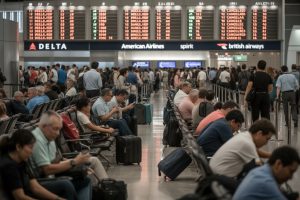Read more about the article Hundreds of Travelers Stranded at Harry Reid International Airport in Las Vegas, USA as 176 Flights Are Delayed and 5 Canceled, Disrupting Delta, American Airlines, Spirit, and More Across Los Angeles, New York, San Francisco, Toronto, and London – Travel And Tour World
